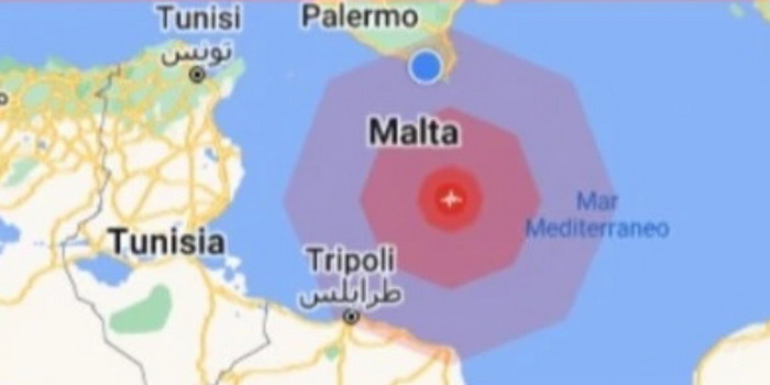 Terremoto notturno di magnitudo 5.5 a Malta avvertito nel Ragusano