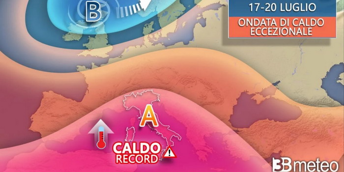 C’è il rischio di una storica ondata di caldo per l’Italia: nel Ragusano punte di 46 gradi al sole. Sarà così per tutta la settimana