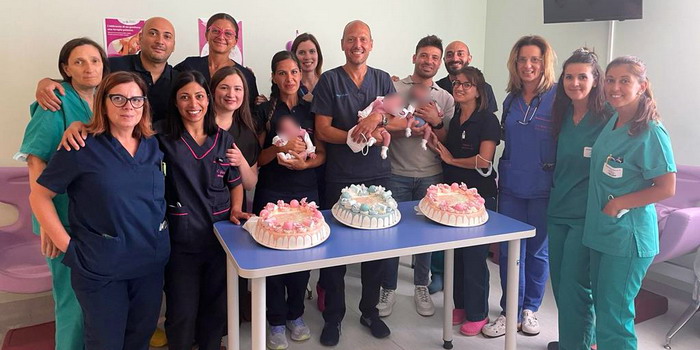 Il grande miracolo della vita a Ragusa: sono stati dimessi dall’ospedale Giovanni Paolo II i 3 gemellini che erano nati prematuri. Stanno bene