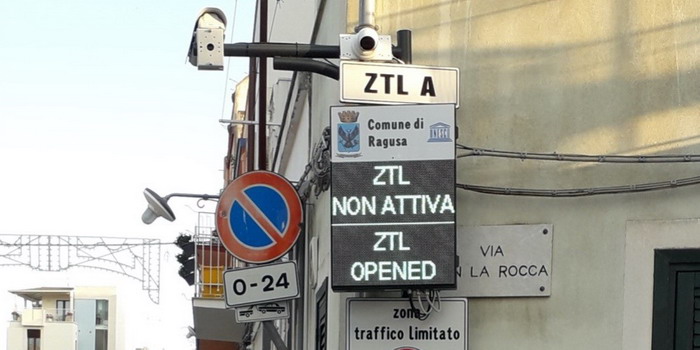 E’ stato ridotto il perimetro della zona a traffico limitato (Ztl) a Ragusa Ibla per le festività