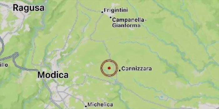 Terremoto di magnitudo 2.9 nelle campagne del Modicano, in contrada Cannizzara. Nessun danno a persone o cose