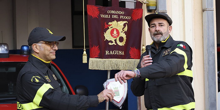 Si è ufficialmente insediato il nuovo comandante del vigili del fuoco di Ragusa Granata