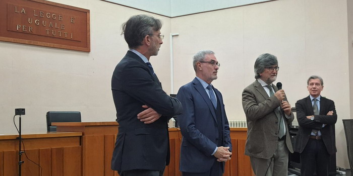Commiato del presidente della sezione penale del tribunale di Ragusa Vincenzo Panebianco