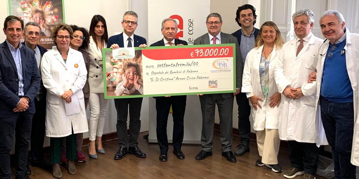 Conad dona 73.000 euro per la chirurgia pediatrica dell’ospedale dei bambini Di Cristina a Palermo