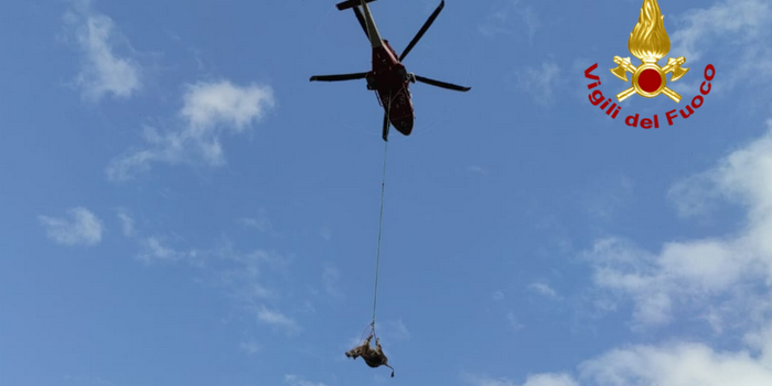 Un elicottero dei vigili del fuoco ha sorvolato per ore il cielo di Modica: ecco perchè