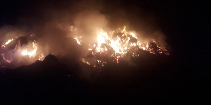 A fuoco deposito attrezzi azienda agricola in contrada Randello. Incendio a Punta Braccetto