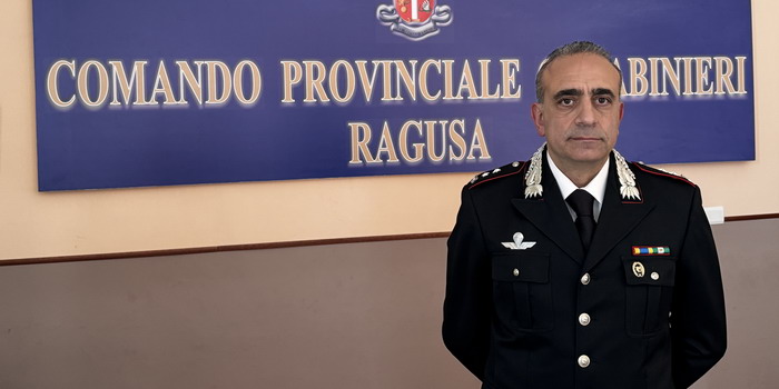 Il Tenente Colonnello Giuseppe Licciardello ha assunto il comando del Reparto Operativo dei Carabinieri di Ragusa