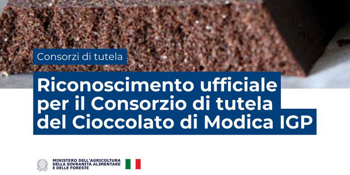 E’ stato riconosciuto ufficialmente dal Ministero dell’Agricoltura il Consorzio di tutela del Cioccolato di Modica Igp, primo in Europa