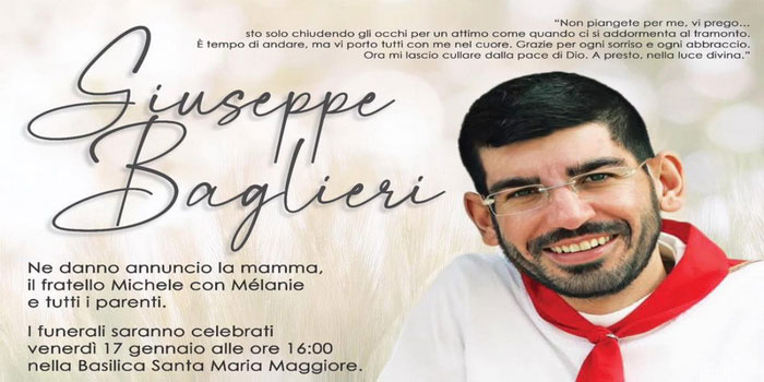 Muore all’improvviso a soli 43 anni Giuseppe Baglieri. La comunità di Ispica in lutto per la dolorosa tragedia che ha scosso la comunità