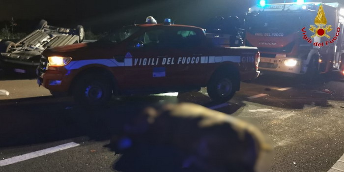 2 auto investono e uccidono un bovino sull’autostrada Siracusa Modica: ferite madre e figlia e una donna in stato di gravidanza