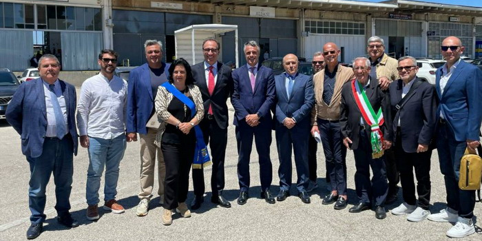 Al via i lavori al mercato ortofrutticolo di Fanello a Vittoria con 4 milioni. Presente l’assessore regionale alle infrastrutture Aricò