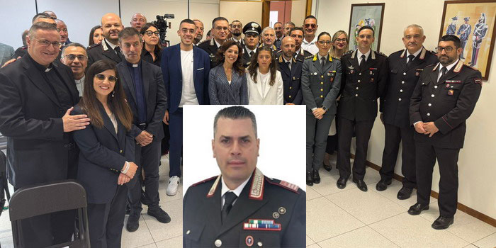 In ricordo del carabiniere Gerardo Cantarella, stroncato a soli 50 anni da un arresto cardiocircolatorio. La sala briefing della caserma della compagnia di Modica a lui intitolata