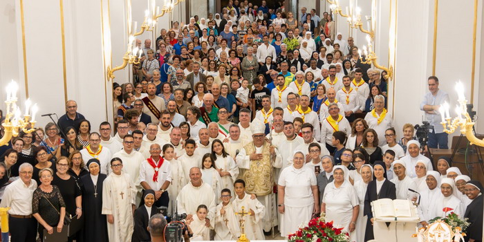 Solenne celebrazione eucaristica a Modica presieduta dal Vescovo di Noto Mons. Salvatore Rumeo per il 25° anniversario di sacerdozio di don Giovanni Lauretta