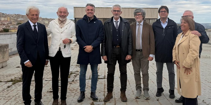 Sopralluogo a palazzo Tumino propedeutico alla proposta di acquisto del Ministero per la futura Cittadella della Giustizia a Ragusa