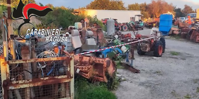 Abbandono di rifiuti pericolosi in un terreno di 7.000 mq sottoposto a sequestro a Santa Croce: denunciato un 43enne ragusano