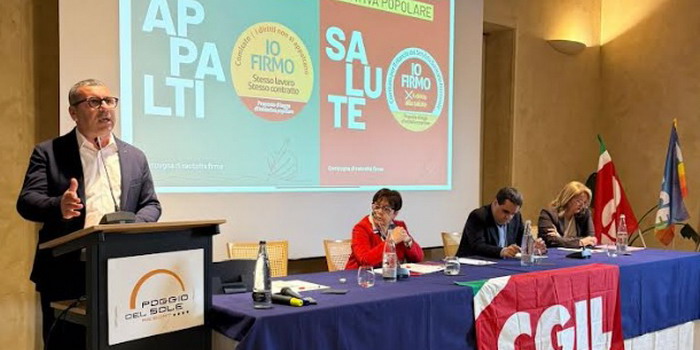 Sanità pubblica e appalti, la Cgil di Ragusa lancia la raccolta firme a sostegno di 2 proposte di legge di iniziativa popolare