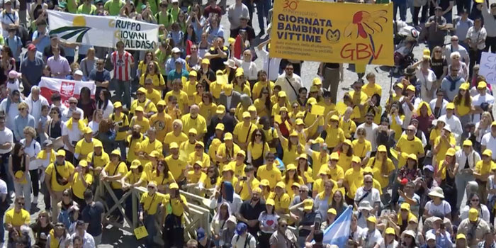 Il saluto di Papa Leone XIV all’Associazione Meter di don Fortunato Di Noto per la 