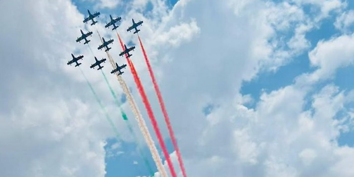 Le Frecce Tricolori incantano a Marina di Modica e a Ragusa