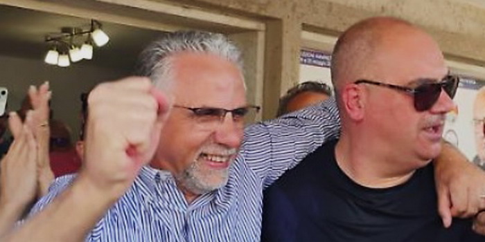 Pierenzo Muraglie nuovo sindaco di Ispica festeggia la vittoria con il deputato regionale Dc Ignazio Abbate. Gli assessori designati e i nomi del nuovo consiglio comunale