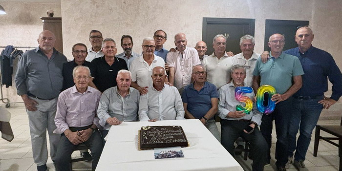 Ritrovarsi tutti insieme 50 anni dopo il conseguimento del diploma di maturità tecnica per geometri a Modica