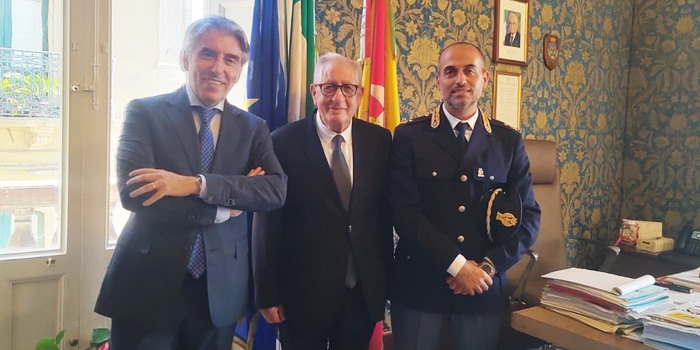 Presentato in municipio il nuovo dirigente del Commissariato di Polizia di Vittoria Luca Nania