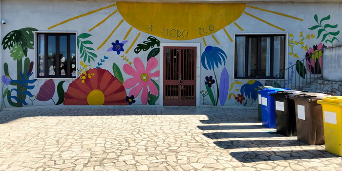 “A modo tuo”: il murale dell’artista Federica Sortino inaugurato al plesso scolastico Piano Ceci di Modica